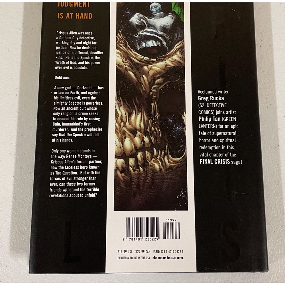 DC Comics - FINAL CRISIS : REVELATIONS by Rucka, Tan, Clapton- Hardcover